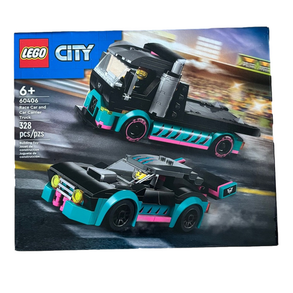 LEGO City Race Car Transporter Set Age 6+ - Picture 5 of 10